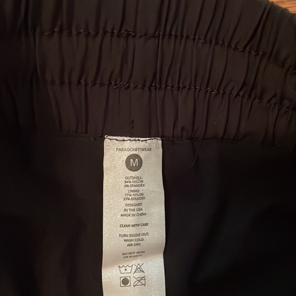 Paragon Fitwear Exercise Shorts Black Size Medium - Picture 3 of 3